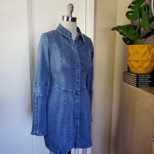 Free People Thea Denim Dress Size Small NEW!